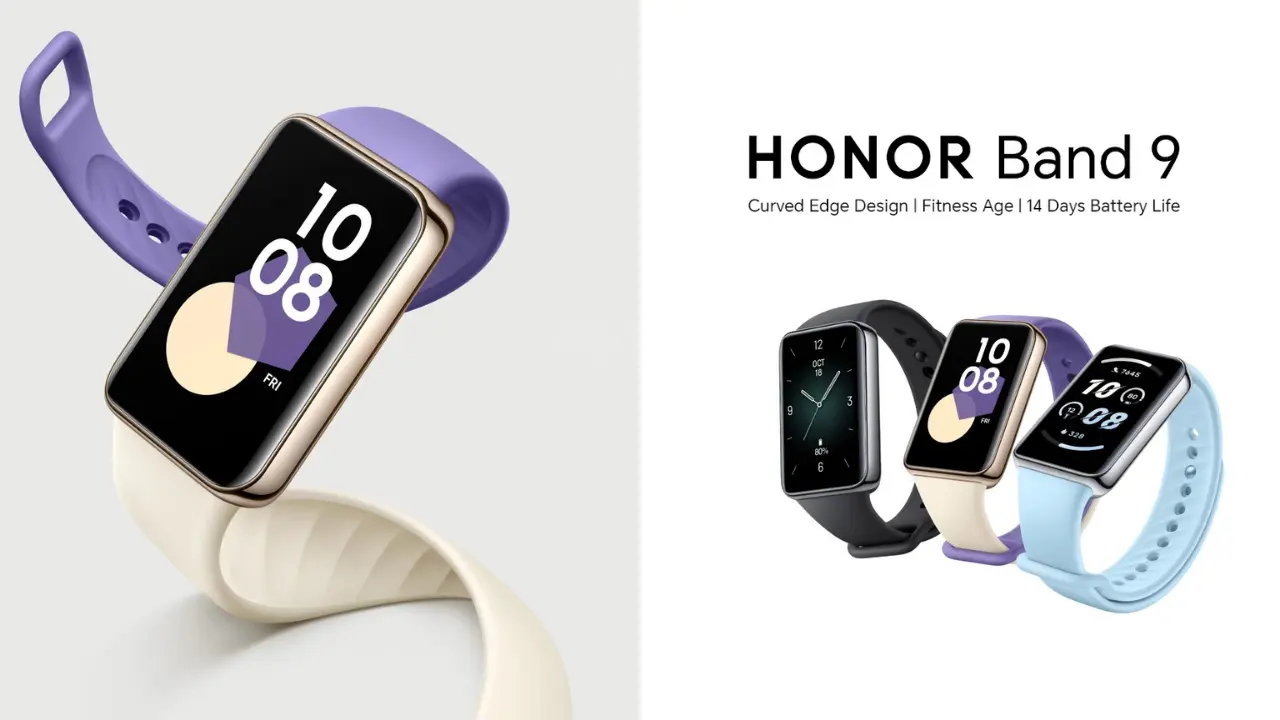 HONOR Band 9 Launched: Fitness Tracker with Curved Design and 14-Day Battery Life