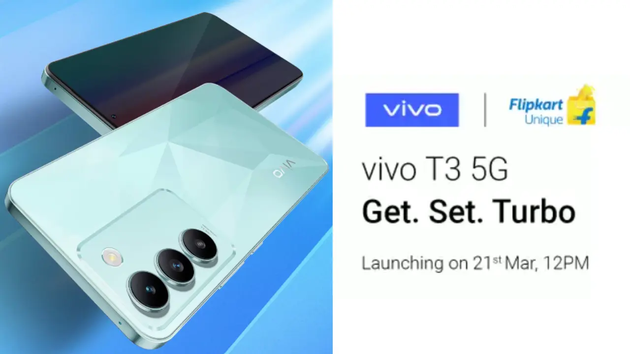 vivo T3 5G Launching in India on March 21st: धमाकेदार प्रदर्शन, शानदार कैमरा, और भी बहुत कुछ!