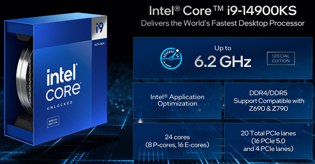 Intel Core 14th Gen i9-14900KS