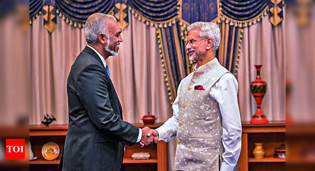 Maldives President Muizzu meets Jaishankar, calls ‘India one of closest allies’