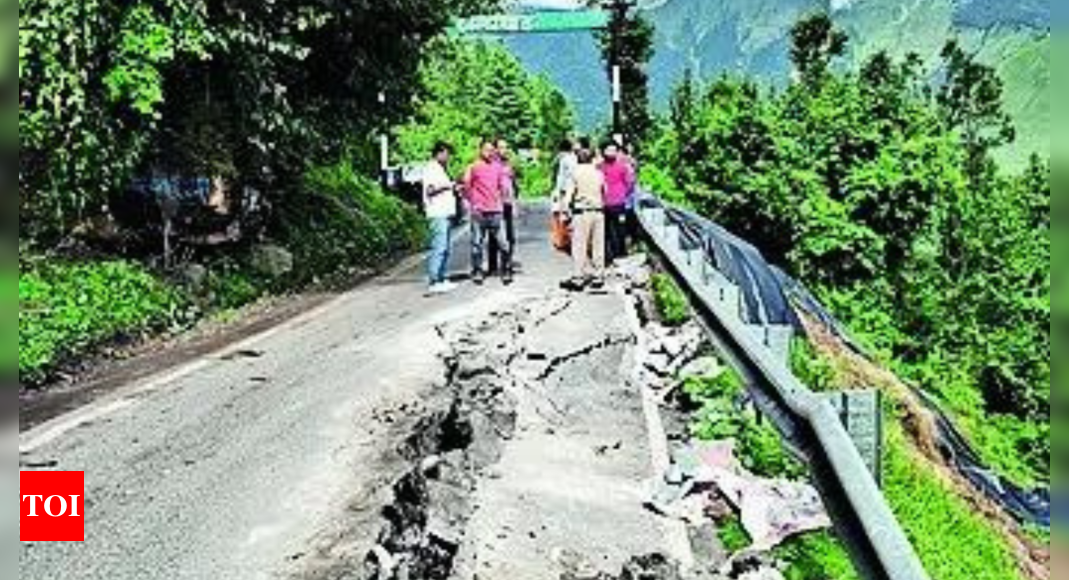 Part of Joshimath-Auli road collapses, hampers traffic