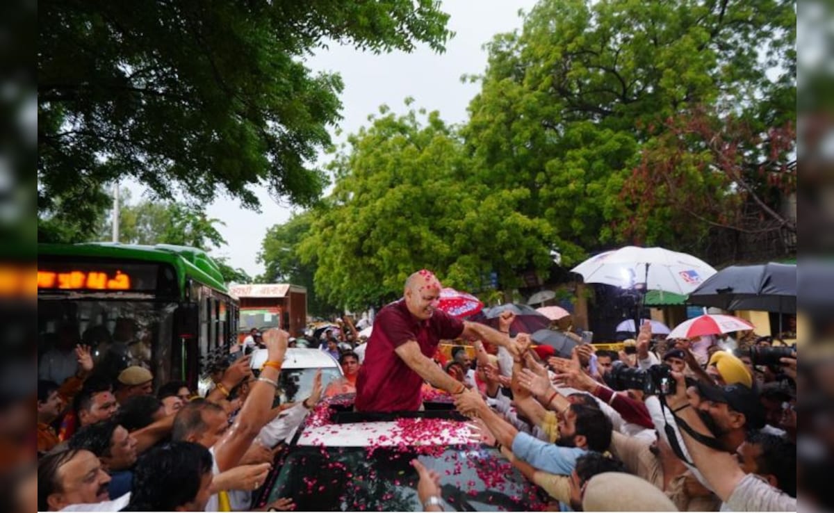 Manish Sisodia Leaves Jail In Delhi Liquor Policy Case After Supreme Court Grants Bail Months His Arrest In Liquor Policy Case