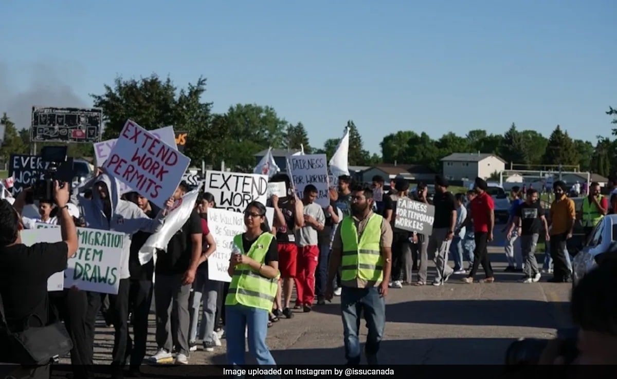 Indian Students Protest Against Canadian Government Over Deportation Fears