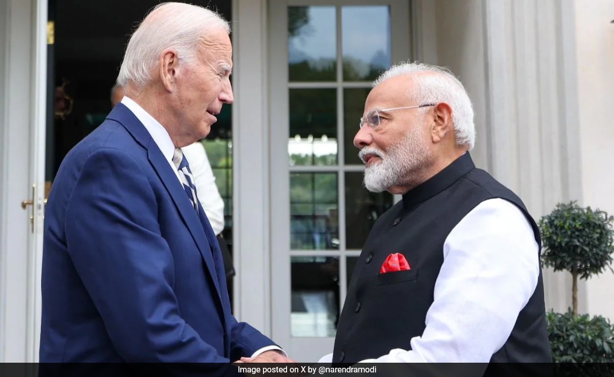 PM Modi Meets President Biden In US