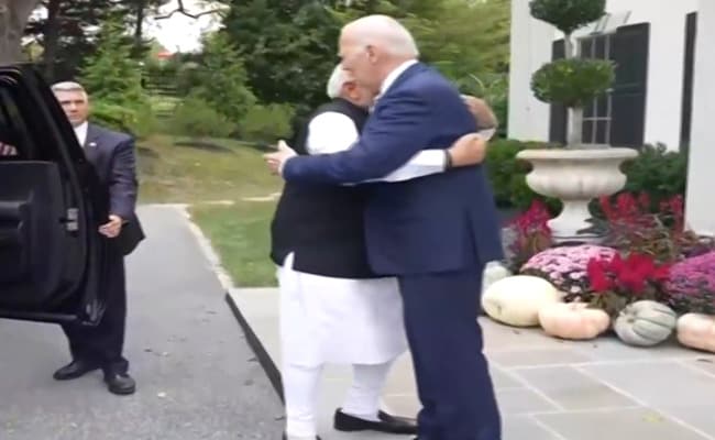 Joe Biden Welcomes PM Modi With A Hug, India-US Bilateral Talks Begin; PM Modi in US; PM Modi US; PM Modi Quad Summit Live