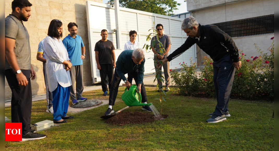 Jaishankar takes a stroll at Indian High Commission in Pakistan, plants sapling; see pics | India News