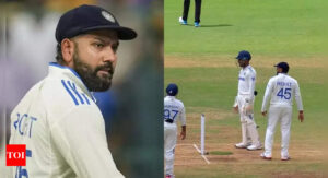 Rohit Sharma: ‘Zyada hero baan raha hai woh’ Rohit targets NZ batter with hilarious stump-mic chatter | Cricket News