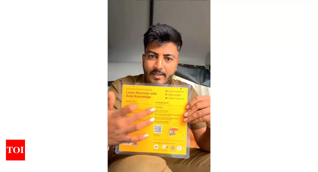 “Let’s fix the language problem in Bengaluru,” the Instagram post of auto driver Aslam going viral