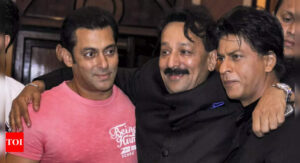 Throwback to the iconic PIC of Salman Khan, Baba Siddique, and Shah Rukh Khan hugging each other that broke the internet | Hindi Movie News