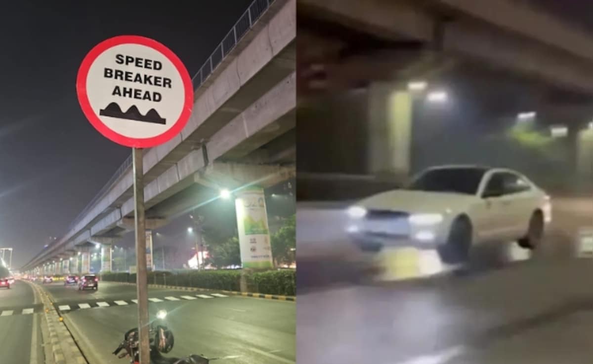 After Flying BMW Video Goes Viral, Gurugram’s Quick Action On Speed Breaker