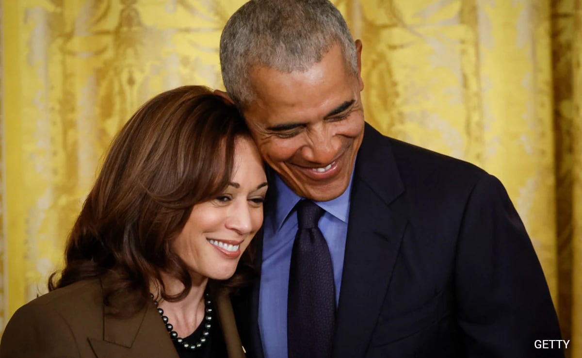 Obamas And Kamala Harris Team Up In Historic Campaign Appearance