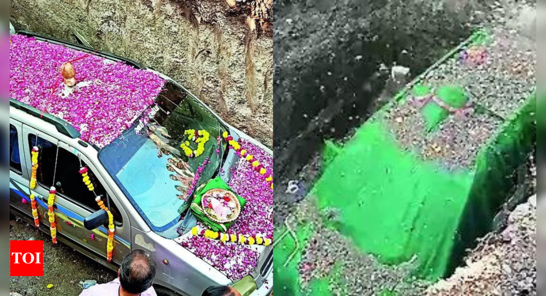 Why Gujarati family held last rites of ‘lucky car’ – Watch