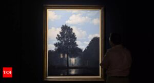 Rene Magritte’s surreal painting titled ‘Empire of Light’ breaks auction records, sells for …