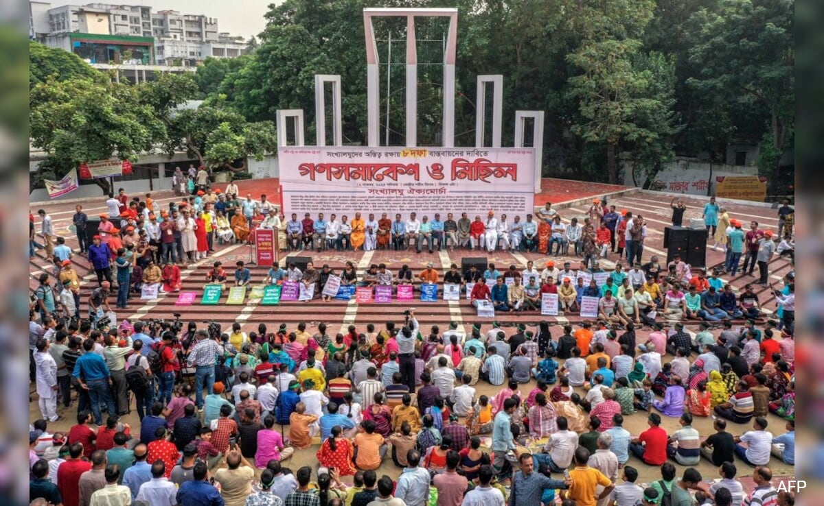 Amid Rising Attacks, Big March In Bangladesh For Hindus, Other Minorities